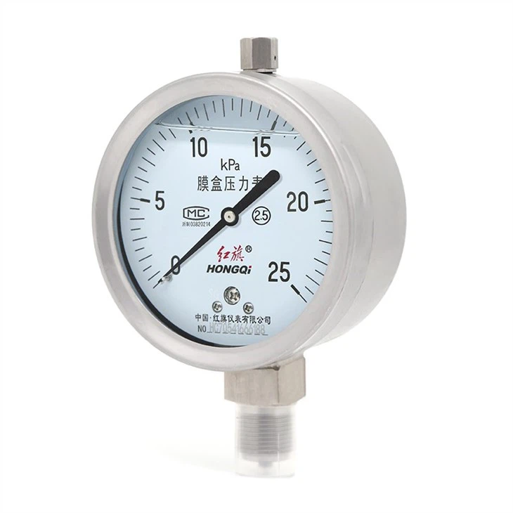 100mm Capsule Pressure Gauge With Full Stainless Steel