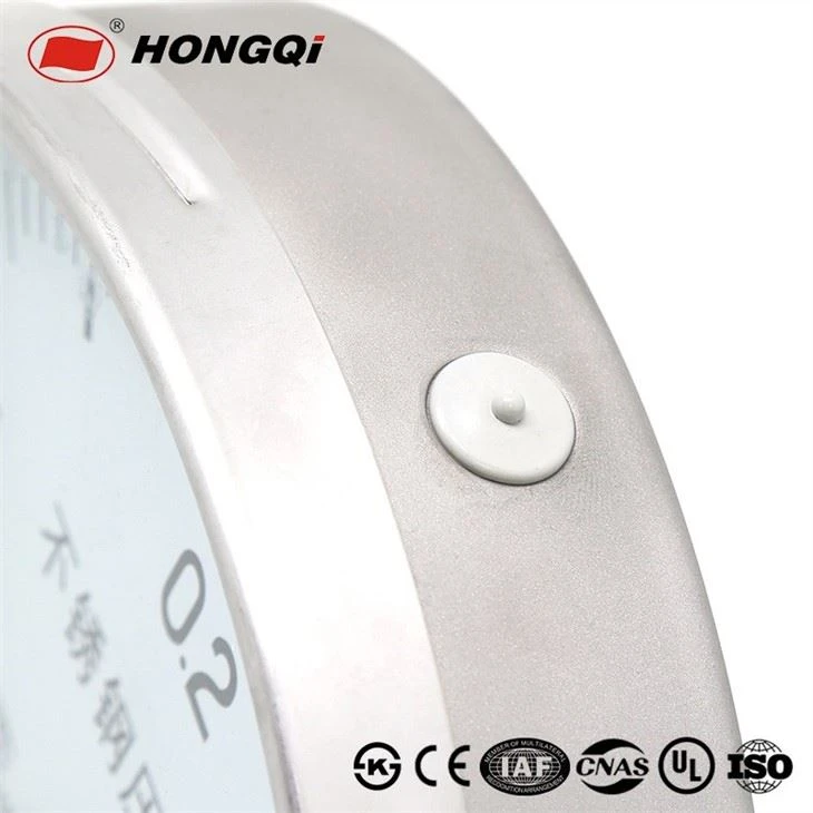 Glycerin Filled Stainless Steel Pressure Gauge Manometer Air Oil Water Hydraulic Pressure Meter