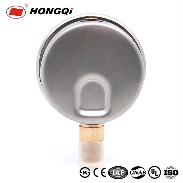 2.4inch Rolled stainless steel pressure gauge