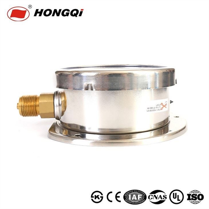 Ytn Seris Liquid Filled Pressure Gauge Manometer With Flange